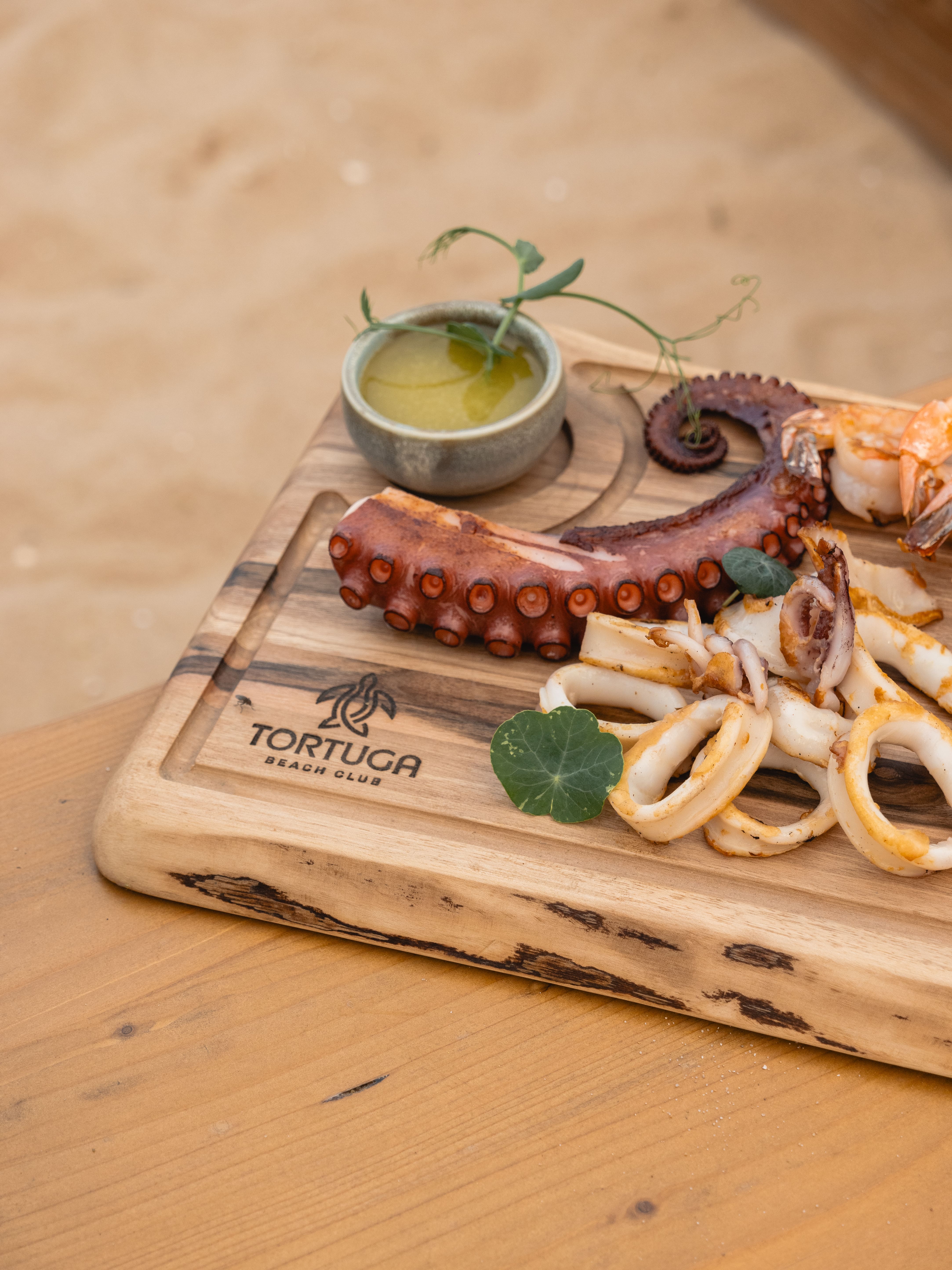Seasonal dish presentation